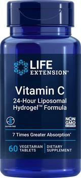 Life Extension | Life Extension Vitamin C 24-Hour Liposomal Hydrogel™ Formula (60 tablets, Vegetarian),商家Life Extension,价格¥185