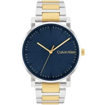Calvin Klein | Men's 3-Hand Two-Tone Stainless Steel Bracelet Watch 43mm 