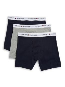 商品Tommy Hilfiger | 3-Pack Logo Accented Boxer Briefs,商家Saks OFF 5TH,价格¥156图片