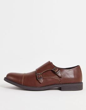 推荐Truffle Collection formal monk shoes in brown商品