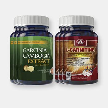 商品Totally Products | Garcinia Cambogia Extract and L-Carnitine Combo Pack,商家Verishop,价格¥436图片