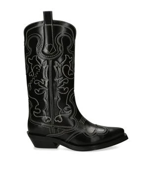 推荐Leather Western Cowboy Boots 40商品
