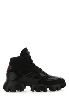 prada thunder, Prada | Black rubber and mesh Cloudbust Thunder sneakers  Nd Prada Uomo商品图片 