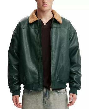 Cotton On | Men's Artificial leather Flight Jacket,商家Macy's,价格¥720