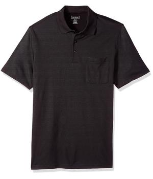 product Big & Tall Short Sleeve Jacquard Stripe Polo Shirt image
