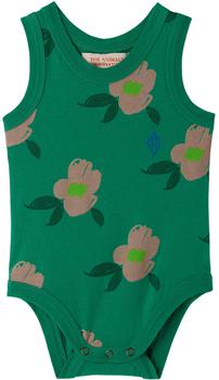 推荐Baby Green Flowers Turtle Bodysuit商品