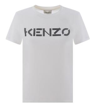 Kenzo | Kenzo Ladies White Logo-print Cotton T-shirt, Size Small商品图片,5折