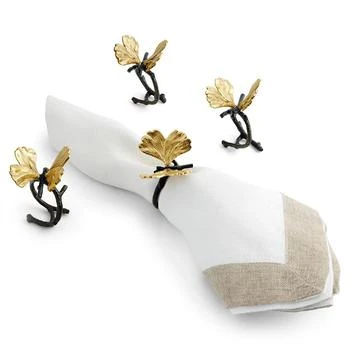 Michael Aram | Butterfly Ginkgo Napkin Ring Set,商家Bloomingdale's,价格¥972