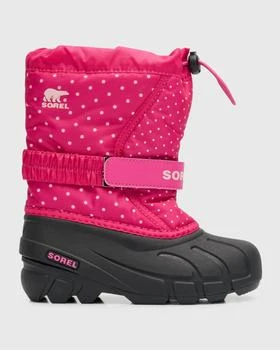 推荐Girl's Flurry Padded Drawstring Weather Boots, Toddlers/Kids商品