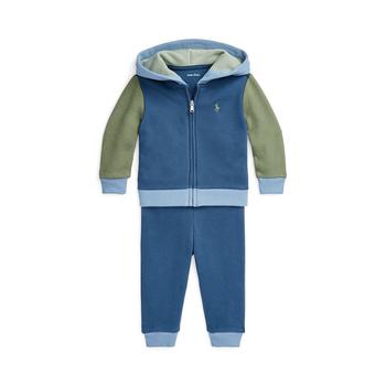 Ralph Lauren | Baby Boys Color-Blocked Fleece Hoodie and Pants Set商品图片,