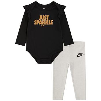 NIKE | Baby Girls Ruffle Bodysuit and Leggings, 2 Piece Set商品图片,