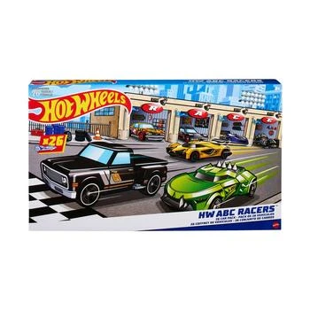 Hot Wheels | ABC Racers, Set of 26 Hot Wheels Cars with Letters of The Alphabet 