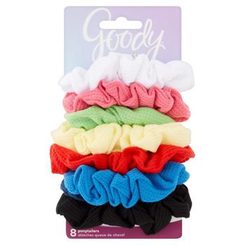 Ouchless Assorted Colors Gentle Ribbed Scrunchies product img
