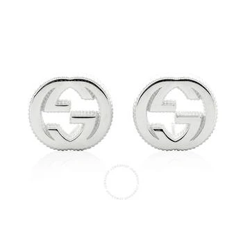 Gucci | Interlocking G earrings in silver,商家Jomashop,价格¥2085