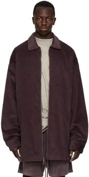 Essentials | Purple Shirttail Jacket 5.3折