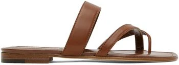 Manolo Blahnik | Brown Susa Sandals 