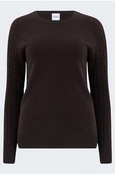 Madeleine Maternity, Madeleine Thompson | Madeleine Thompson - Fuschia Jumper in Chocolate Brown商品图片 满$250减$20, 满减