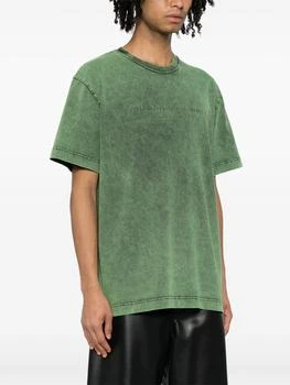 Alexander Wang | ALEXANDER WANG Women W/ Bi-Color Acid And Emboss Logo Short Sleeve Tee 5.5折