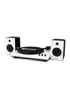 商品Vinyl Record Player Turntable with Bluetooth and Dual Stereo Speakers图片