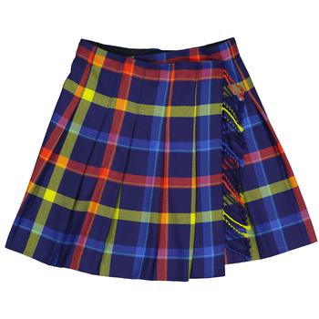 推荐Burberry Kids Klorriana Wool Skirt, Size 4Y商品