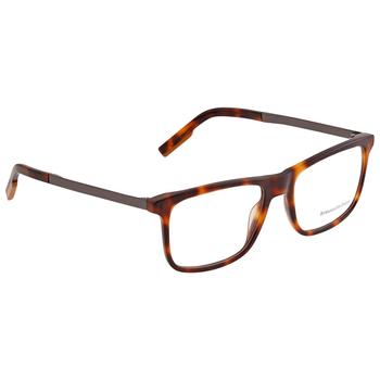 商品Mens Tortoise Rectangular Eyeglass Frames EZ5142 52 55图片