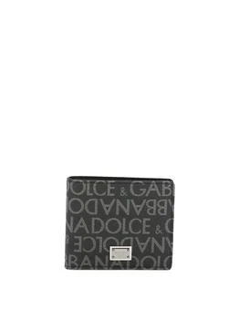 Dolce & Gabbana | Jacquard Wallets & Card Holders Black,商家Wanan Luxury,价格¥1463