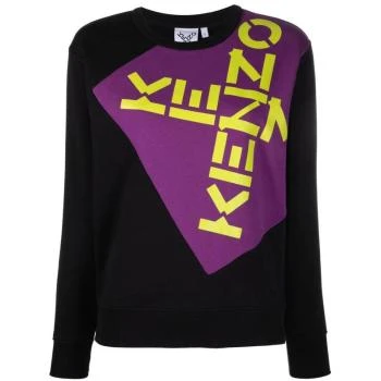 推荐KENZO 黑色女士卫衣/帽衫 FB62SW6344MS-99商品