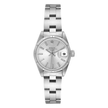 推荐Rolex Silver Stainless Steel Oyster Perpetual Date 69190 Women's Wristwatch 26 MM商品