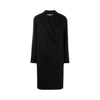 推荐STELLA MCCARTNEY 女士黑色羊毛混纺大衣 579746-SPB04-1000商品