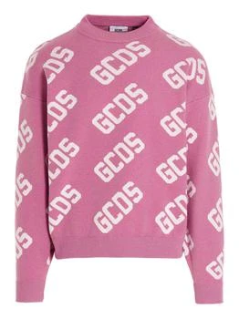 GCDS | GCDS Maglione Logo Intarsia-Knitted Jumper 4.7折起