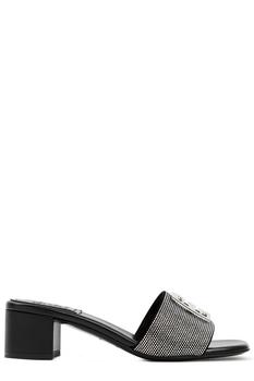加拿大纪梵希鞋, Givenchy | Givenchy 4G Plaque Heeled Mules商品图片 7.6折