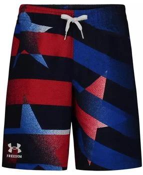 Under Armour | Big Boys UA Flag Streamer Drawstring Volley Swim Shorts,商家Macy's,价格¥117