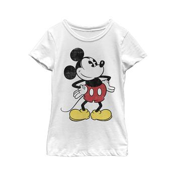 Disney | Girl's Mickey & Friends Classic Mickey Distressed  Child T-Shirt商品图片,独家减免邮费