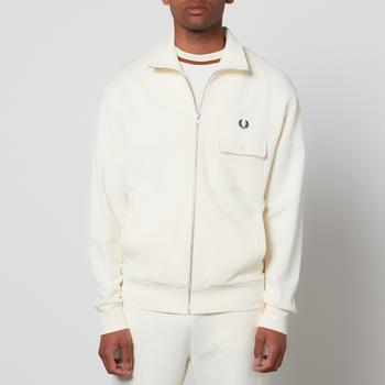 推荐Fred Perry Men's Funnel Neck Track Jacket - Ecru商品