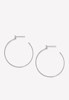 商品Adornmonde | Quinn Crystal Stud Hoop Earrings,商家Thahab,价格¥3864图片