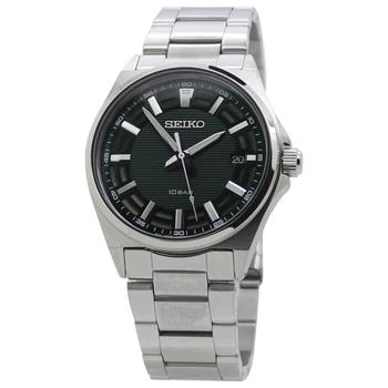 推荐Quartz Green Dial Stainless Steel Men's Watch SUR503P1商品