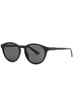 推荐Black oval-frame sunglasses商品