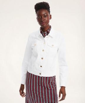 商品Stretch Cotton Twill Denim Jacket,商家Brooks Brothers,价格¥511图片