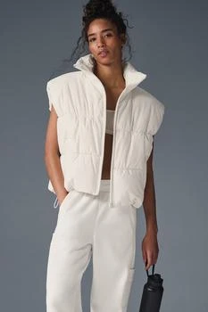 Alo | Incline Puffer Vest - Ivory,商家Alo yoga,价格¥1429