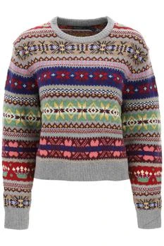 推荐Polo ralph lauren fair isle crew-neck sweater商品