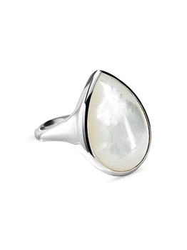 商品Ippolita | Ondine Sterling Silver & Mother-Of-Pearl Teardrop Ring,商家Saks Fifth Avenue,价格¥2927图片