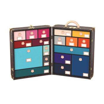 商品Louis Vuitton | 包邮包税【预售7天发货】 LV路易威登 23秋冬 女士 化妆箱 MALLE SOUVENIRS 硬箱 M10066,商家TLS PARIS,价格¥365601图片