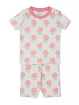 Kissy Love | Baby Girl's & Little Girl's 2-Piece Short Floral Pajama Set,商家Saks Fifth Avenue,价格¥142