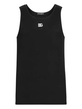 Dolce & Gabbana | Dolce & Gabbana Logo Cotton Tank Top,商家Baltini,价格¥2242