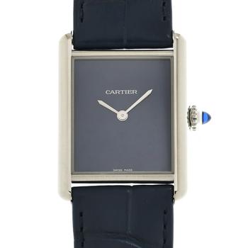 Cartier | Cartier Tank Quartz Large Blue Dial Ladies Watch WSTA0055商品图片,