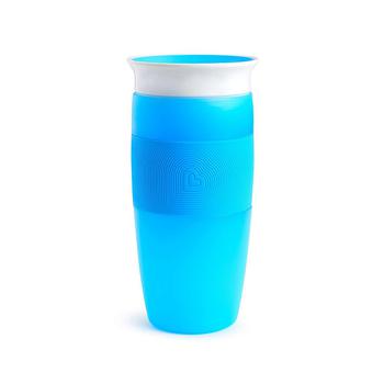 商品Miracle 360 Sippy Cup, with Silicone Grip, Blue, 14 Ounce图片