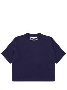 推荐Palm Angels Kids Logo Print T-Shirt商品