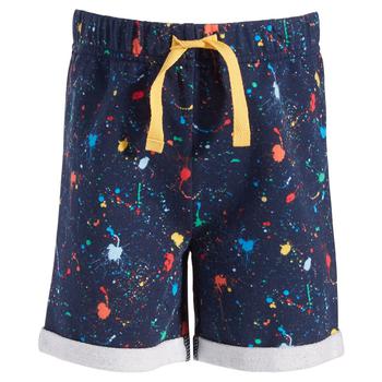 First Impressions | Baby Boys Splatter-Print Shorts, Created for Macy's商品图片,4.9折