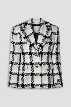 【送料&関税込】Versace Multicolor Tweed Blazer Versace Multicolor Tweed Blazer For Effortless Style – LOZURI®