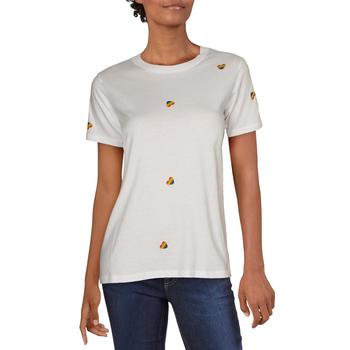 J. Crew | J. Crew Womens Crewneck Graphic T-Shirt商品图片,1折, 独家减免邮费